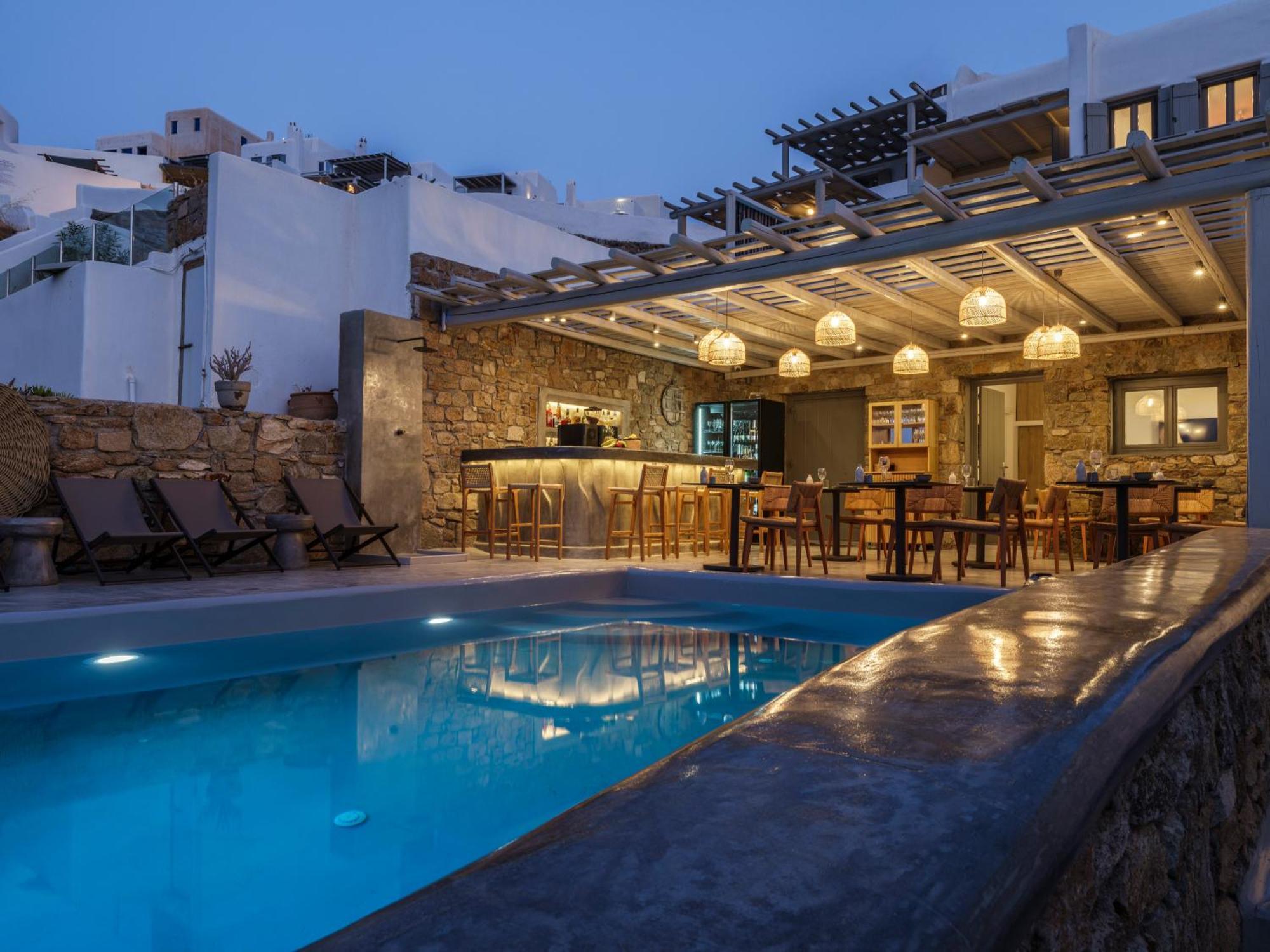 The Mykonist Merchia Beach Villas & Suites Exterior photo