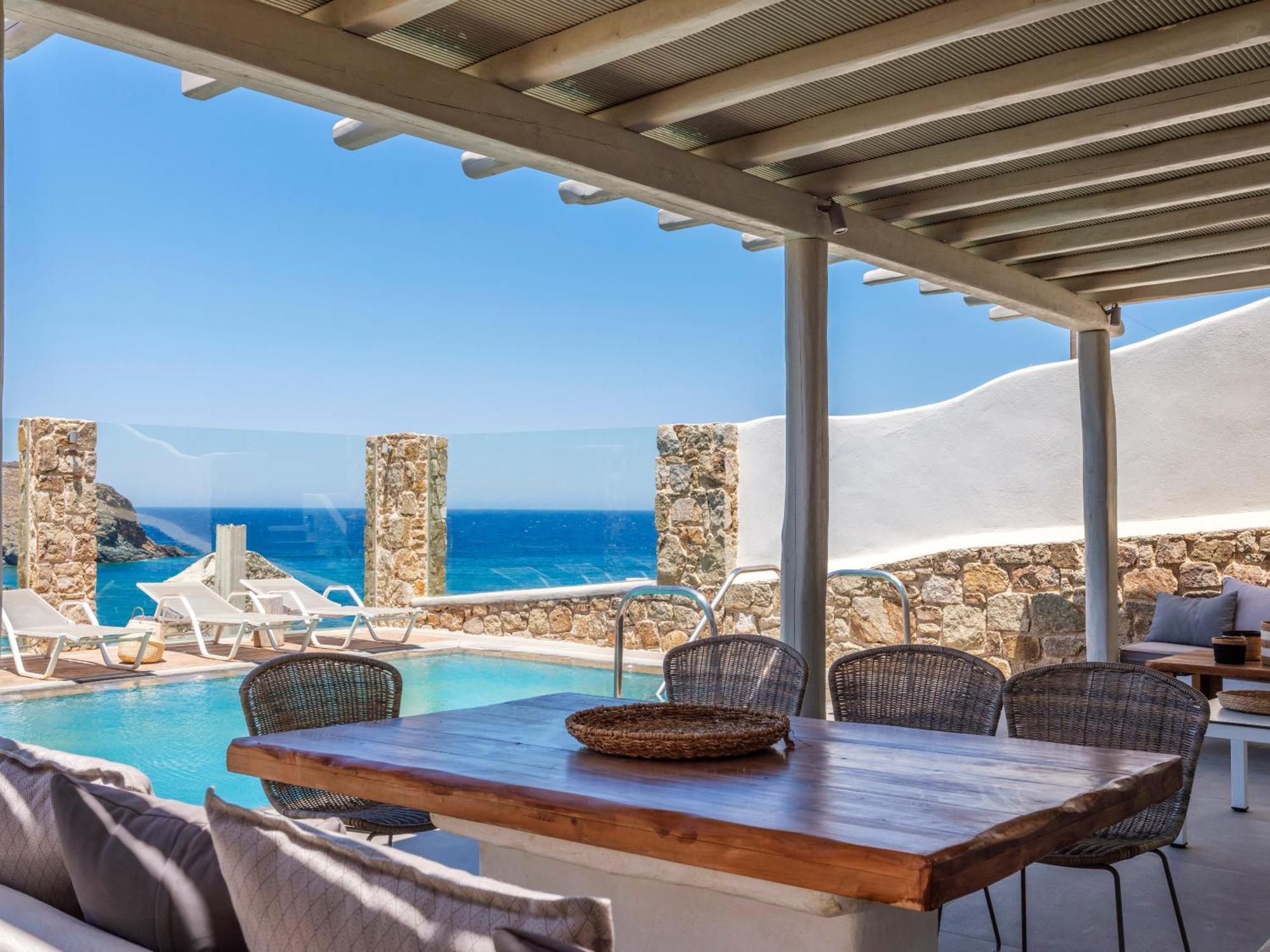 The Mykonist Merchia Beach Villas & Suites Exterior photo