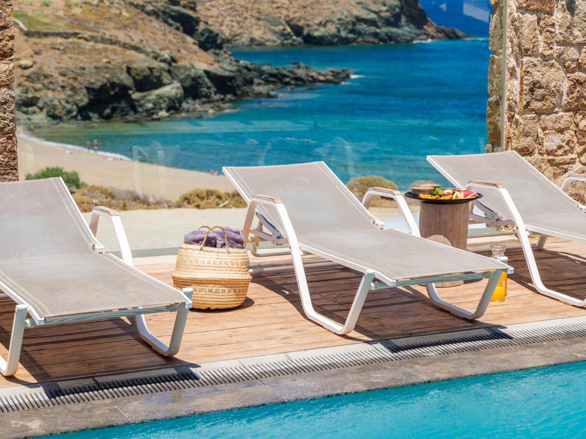 The Mykonist Merchia Beach Villas & Suites Exterior photo